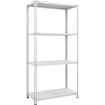 セミボルトレス軽量棚(100kgタイプ、高さ1800mm) TRUSCO