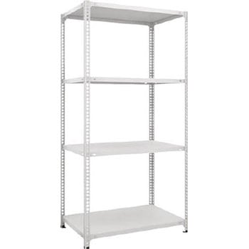 セミボルトレス軽量棚(100kgタイプ、高さ1800mm) TRUSCO