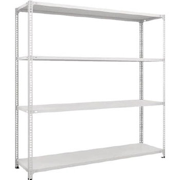 セミボルトレス軽量棚(100kgタイプ、高さ1800mm) TRUSCO