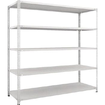 セミボルトレス軽量棚(100kgタイプ、高さ1800mm) TRUSCO