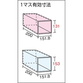 区分棚KA型(ボルト式、コボレ止め付・100kgタイプ・間口875mm)