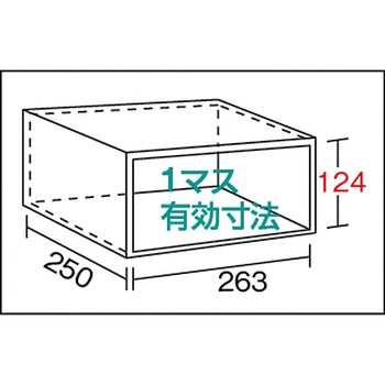 区分棚KB型(ボルト式、コボレ止め付・100kgタイプ・間口875mm) TRUSCO