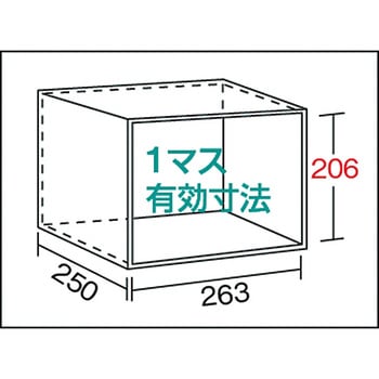 区分棚KB型(ボルト式、コボレ止め付・100kgタイプ・間口875mm) TRUSCO
