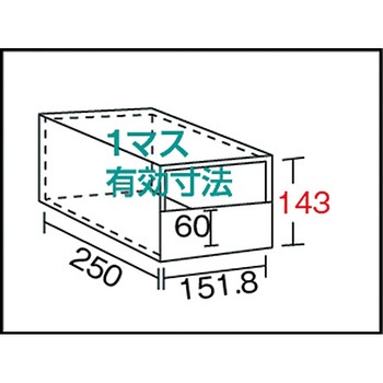 区分棚KC-M型(ボルト式、前あたり付・100kgタイプ、間口875mm) TRUSCO