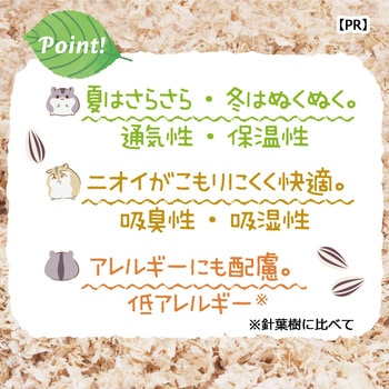 快適やわふわ広葉樹のマット - miniAniman