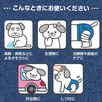 ジーンズ風パンツ ドギーマン