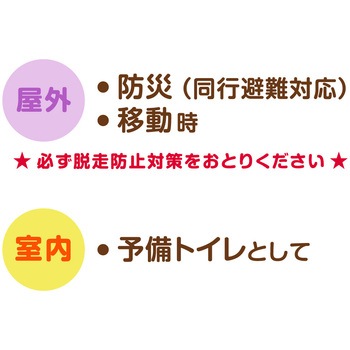 ポータブル トイレ 猫壱