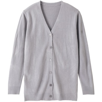 マツヨシ カーディガン ロング L MY-NS1210G グレー 松吉医科器械