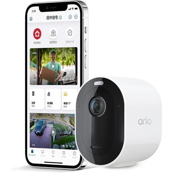アーロ(Arlo) Pro 5S 2K HDRビデオ カラー夜間撮影 12倍ズーム 視野角160° arlo(アーロ)