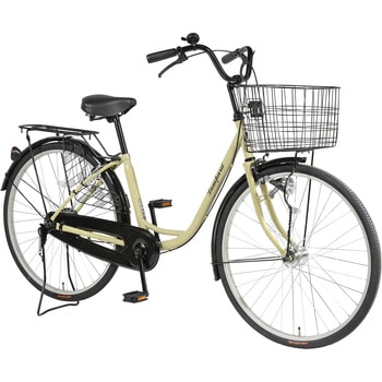 防災サイクル 26型 LEDオートライト付 ノンパンク シティサイクル 【完成組立品】 東部