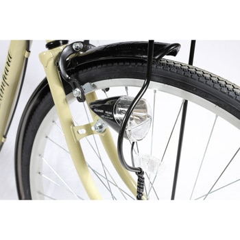 防災サイクル 26型 LEDオートライト付 ノンパンク シティサイクル 【完成組立品】 東部