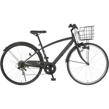 防災サイクル 27型 6段変速付 ノンパンク シティサイクル クロスバイク【完成組立品】 東部