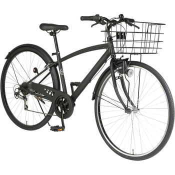 防災サイクル 27型 6段変速付 ノンパンク シティサイクル クロスバイク【完成組立品】 東部