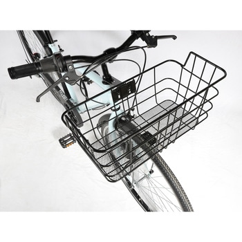 防災サイクル 27型 6段変速付 ノンパンク シティサイクル クロスバイク【完成組立品】 東部