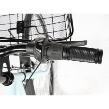 防災サイクル 27型 6段変速付 ノンパンク シティサイクル クロスバイク【完成組立品】 東部