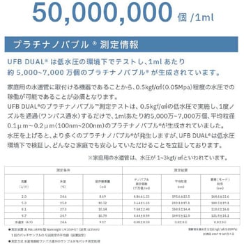 UFB DUAL 20A(お家まるごと ウルトラファインバブル発生ノズル) ウォーターデザインワールド