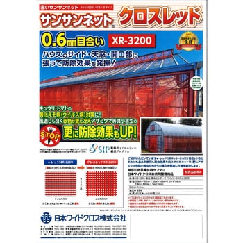 サンサンネットクロスレッド 日本ワイドクロス