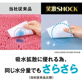笑激SHOCK 超薄さらさらバスマット LEC(レック)