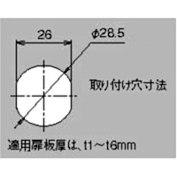 防水ロックハンドル ホシモト