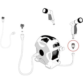 Φ7ホース専用コネクター - タカギ