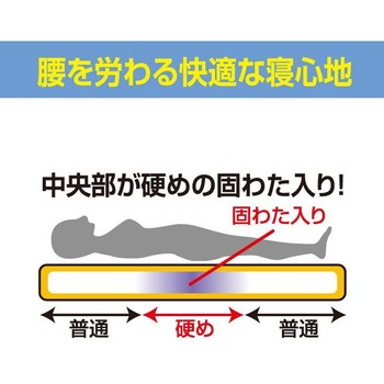 防ダニ・抗菌防臭加工ボリュームウール混敷布団 ファミリー・ライフ