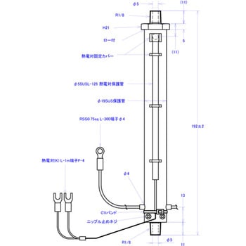 コンパクト熱風ヒーター ハイパワー (熱電対付き) ノーブランド