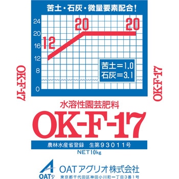 水溶性園芸肥料 OK-F-17 - OATアグリオ