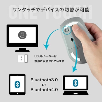 Rapoo M300G サイレント ワイヤレスマウス Bluetooth5.0 2.4GHz マルチデバイス 2400dpi rapoo(ラプー)