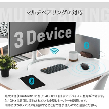 Rapoo M300G サイレント ワイヤレスマウス Bluetooth5.0 2.4GHz マルチデバイス 2400dpi rapoo(ラプー)