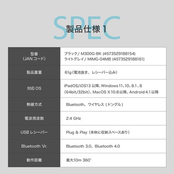 Rapoo M300G サイレント ワイヤレスマウス Bluetooth5.0 2.4GHz マルチデバイス 2400dpi rapoo(ラプー)