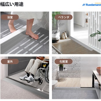 段差スロープ PVC材質 カット可能 Ruedamann