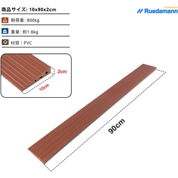 段差スロープ PVC材質 カット可能 Ruedamann