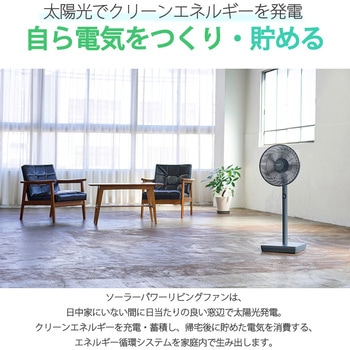 ソーラーパワーリビングファン アピックス