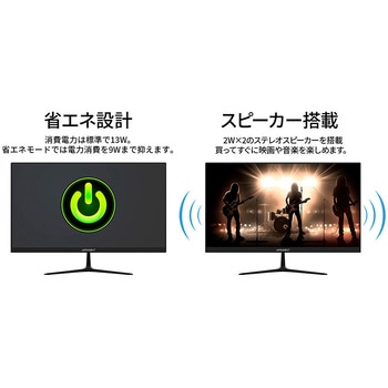 液晶ディスプレイ 21.5型/1920×1080/HDMI×1、VGA×1/ブラック/スピーカー有/2年保証 JAPANNEXT