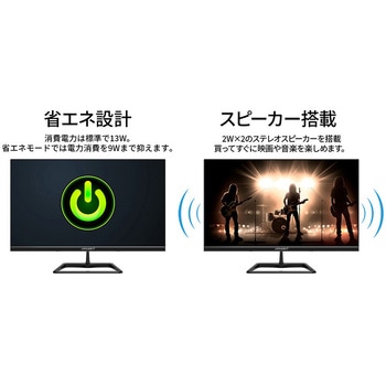 液晶ディスプレイ 21.5型/1920×1080/HDMI×1、VGA×1/ブラック/スピーカー有/2年保証 JAPANNEXT