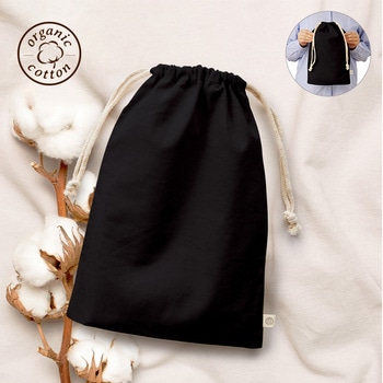 オーガニックコットンガゼット巾着(L) MARKLESS STYLE