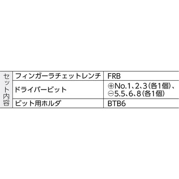 フィンガーラチェットレンチセット TONE トネ (前田金属工業)