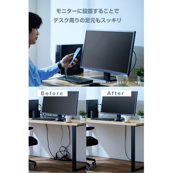 電源タップ 延長コード コンセント 8個口 ほこりシャッター 極性対応 絶縁キャップ VESA取付対応 エレコム