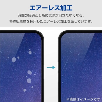 Galaxy S25 SC-51F フィルム 画面内指紋認証対応 アンチグレア 衝撃吸収 抗菌 指すべりさらさら 指紋防止 エレコム