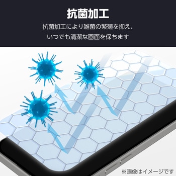 Galaxy S25 Ultra SC-52F フィルム 画面内指紋認証対応 アンチグレア 抗菌 指紋防止 反射防止 エレコム