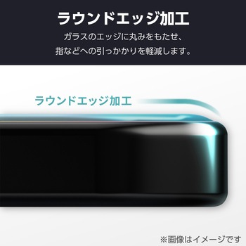Galaxy S25 Ultra SC-52F ガラスフィルム 画面内指紋認証対応 高透明 表面硬度10H 指紋防止 飛散防止 エレコム