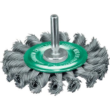軸付ホイルブラシ(軸径6mm) LESSMANN