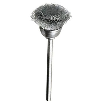 軸付ミニチュアカップ型ブラシ(軸径3mm) LESSMANN
