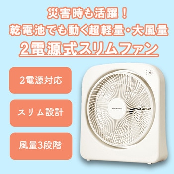 2電源式スリムファン アピックス