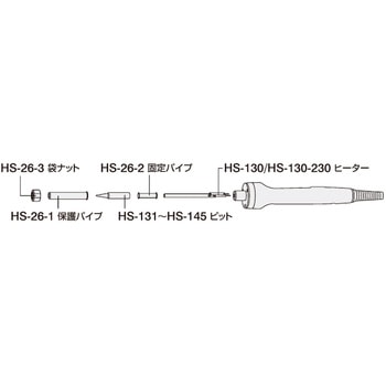 温調式ハンダゴテ HS-26用ビット ホーザン