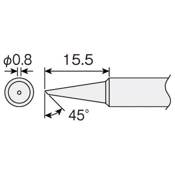 温調式ハンダゴテ HS-26用ビット ホーザン