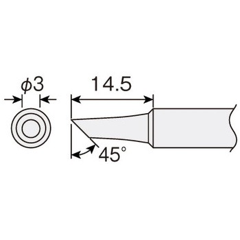 温調式ハンダゴテ HS-26用ビット ホーザン