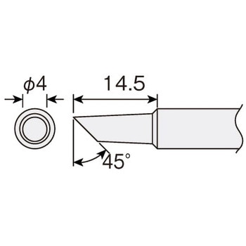 温調式ハンダゴテ HS-26用ビット ホーザン