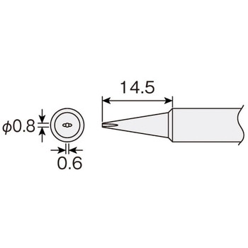 温調式ハンダゴテ HS-26用ビット ホーザン