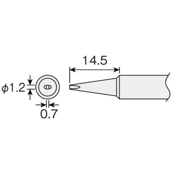 温調式ハンダゴテ HS-26用ビット ホーザン